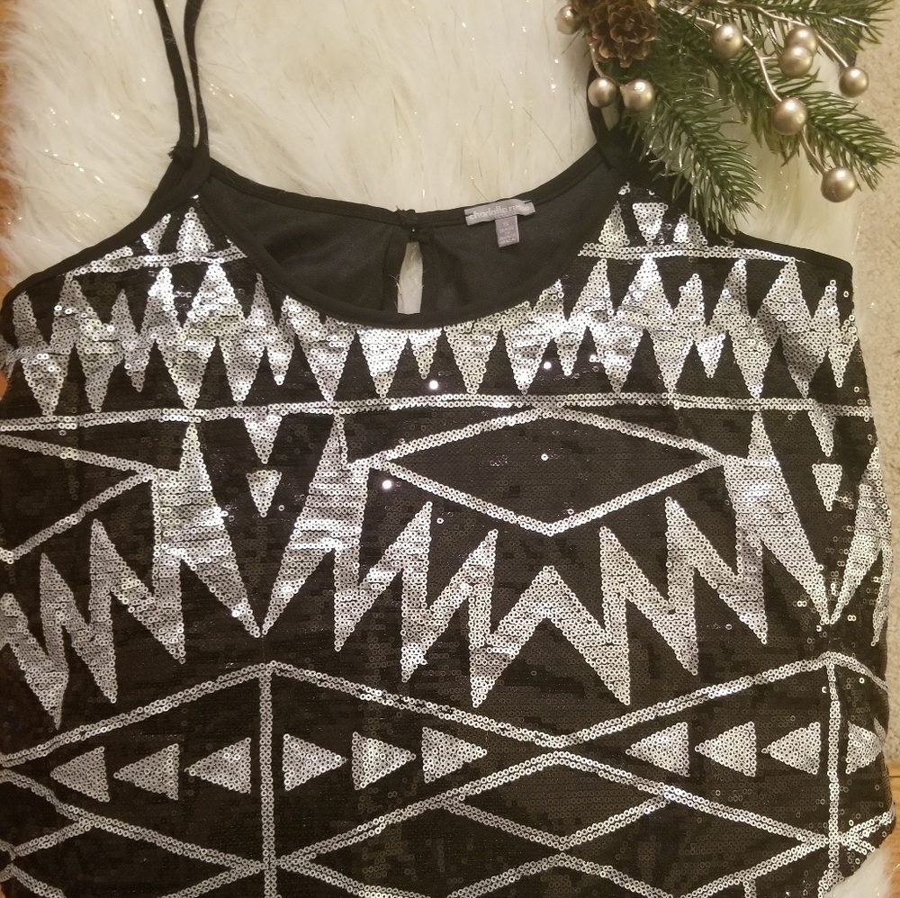 Sequin camisole